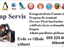 Lisenziyalı servis diskləri ilə kompüter formatı və təmiri