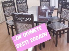 Masa və oturacaqlar dəsti