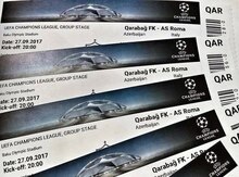 "Qarabağ - Roma" oyununa bilet