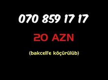 Bakcell nömrə – 070-859-17-17