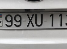 Avtomobil qeydiyyat nişanı - 99-XU-113