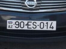 Avtomobil qeydiyyat nişanları 90-ES-014