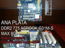 Ana Plata "DDR2 Asrock G31M-S"