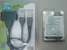 HDD 320 gb + usb2.0 to sata cable