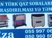 Qaz sobalarının servisi