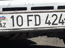 Avtomobil qeydiyyat nişanı - 10-FD-424