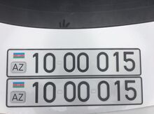 Avtomobil qeydiyyat nişani - 10-00-015