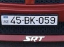 Avtomobil qeydiyyat nişanı - 45-BK-059