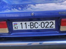 Avtomobil qeydiyyat nişanı - 11-BC-022