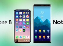 "Samsung və Apple iPhone" telefonları