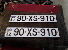 Avtomobil qeydiyyat nişanı - 90-XS-910