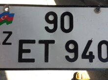 Avtomobil qeydiyyat nisanı - 90-ET-940