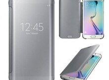 Samsung Galaxy S6 Edge Clear View Cover Silver
