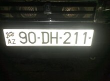 Avtomobil qeydiyyat nişanı - 90-DH-211