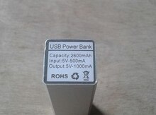 Power Bank, 2600 mAh
