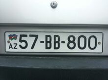 Avtomobil qeydiyyat nişanı - 57-BB-800