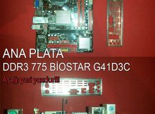 Ana plata "DDR3 775 Biostar G41D3C"