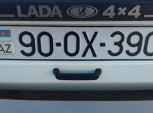 Avtomobil qeydiyyat nişanı - 90-OX-390