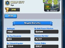 "Clash Royale" oyun akkauntu