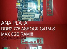 Ana Plata "DDR2 775 Asrock G41M-S"