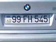 Avtomobil qeydiyyat nişanı - 99-FH-545