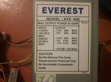 Qida bloku "Everest ATX - 420w"