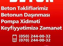 Beton sifarişi