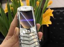 Vertu Bussines Elegants White Matte Alligator Design model 2017