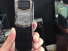 Vertu Signature S Design Navy Alligator Platinium