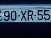 Avtomobil qeydiyyat nisanı - 90-XR-550