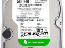 Sərt disk "Western Digital", 500GB
