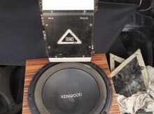 Dinamik "Kenwood" və səsgücləndirici