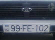 Avtomobil qeydiyyat nisanı - 99-FE-102