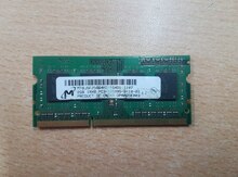 Noutbuk üçün RAM "PC3-10600S 2GB Micron"