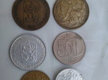 Монеты Чехословакии
