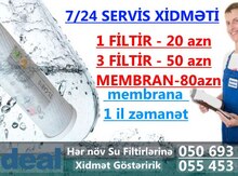 Su filterlərinin təmiri