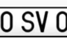 Avtomobil qeydiyyat nişanı - 90-SV-044