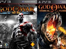 PS3 üçün "God of War", "Ghost of Sparta","Chains of Olympus" oyunları