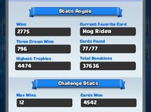 "Clash Royale" oyun akkauntu