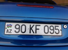 Avtomobil qeydiyyat nişani - 90-KF-095