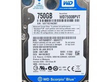 HDD, 750GB