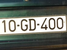 Avtomobil qeydiyyat nişanı - 10-GD-400