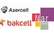 "Azercell", "Bakcell", "Nar Mobile" nömrələr
