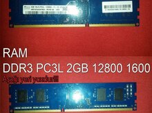 Ram "DDR3 PC3L 2GB 12800"