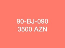 Avtomobil qeydiyyat nişanı - 90-BJ-090