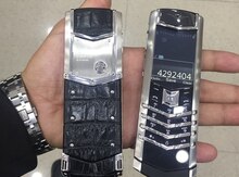 Vertu Signature S Design Silver Crocodille