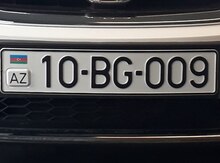 Avtomobil qeydiyyat nişanı - 10-BG-009