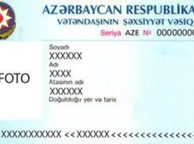 Şəxsiyyət vəsiqəsi itib