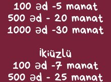 Vizit kartların sifarişi