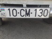 Avtomobil qeydiyyat nişani - 10-CM-130